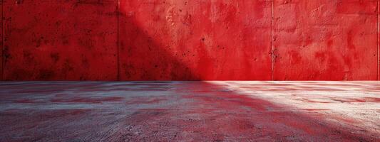 Red textured concrete background photo