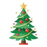 Radiant Christmas Tree Setup vector