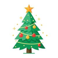 Dreamy Christmas Tree Vibes vector