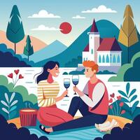 Relaxing Time for Two vector