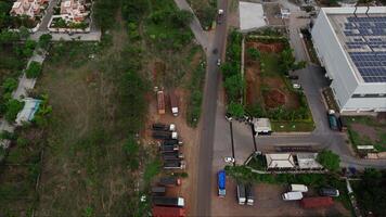 Aerial View of Urban Development and Y Road video