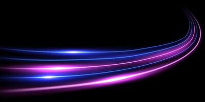 beautiful light speed line background on black background abstract design illustration vector