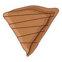 illustration of Crepe vector