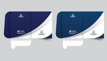 Stationery template design, Luxury corporate presentation Document Folders for your business, abstract and colorful file folder design real estate File Cases. vector