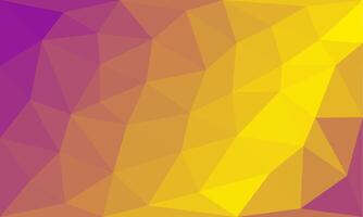 Abstract geometric pattern background. Modern polygon shapes with yellow and magenta gradient texture vector