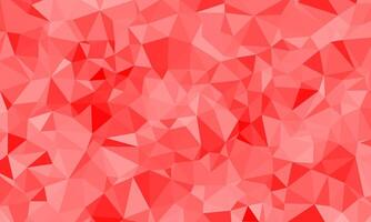 Light red flat polygon abstract shape. Irregular triangle pattern element texture design. Suitable for backdrop banner, cover, website, advertising, idea, decoration, page vector