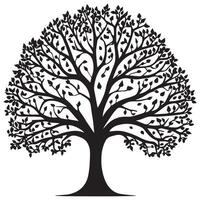 Tree Silhouette Design For Creator vector