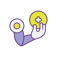 design illustrating AI applications in healthcare, showcasing innovation, efficiency, and advanced solutions for medical technologies. vector