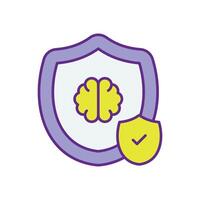 Creative design illustrating responsible AI practices, ethical governance, fairness, and transparency in the artificial intelligence industry. vector
