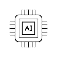 design of AI chips showcasing innovation, advanced technology, and integration in artificial intelligence and computing systems. vector