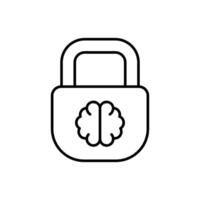 design emphasizing data privacy principles, security protocols, and personal information protection in the digital era and technology industries. vector