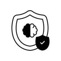 Creative design illustrating responsible AI practices, ethical governance, fairness, and transparency in the artificial intelligence industry. vector