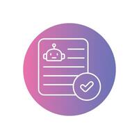 Detailed design of an AI accountability report highlighting ethics, governance, compliance, and transparency for responsible artificial intelligence. vector