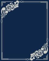 Luxury abstract vintage ornament frame background for invitation cover vector