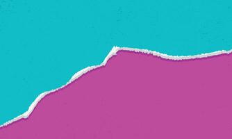 Blank background two torn papers in the middle vector