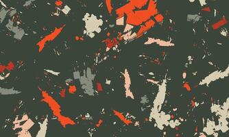 Abstract colorful ink splash grunge background vector