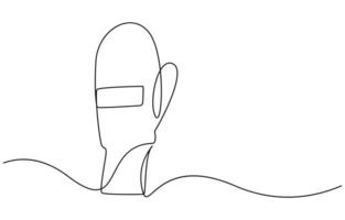 One line drawn background vector