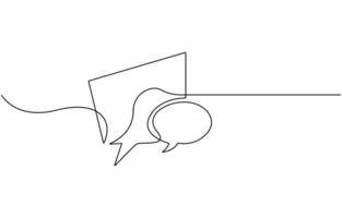line art continuous one line drawing vector
