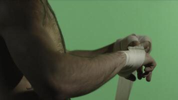 Preparing Your Hands with Athletic Wrapping Techniques Before Entering a Competition photo