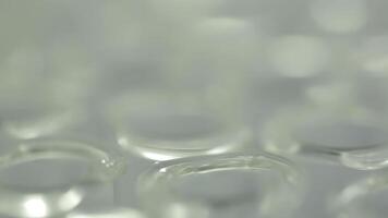 A Fascinating Macro Shot Capturing Transparent Circular Objects Emphasized with Soft Focus photo