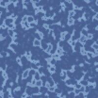 Halftone digital navy camouflage. LED screen pattern in dark blue tones, camo grid, polka dot background. Seamless texture vector