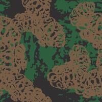 Grunge camouflage, modern fashion design. Camo military pattern. Army uniform. fashionable, fabric. Seamless texture. vector