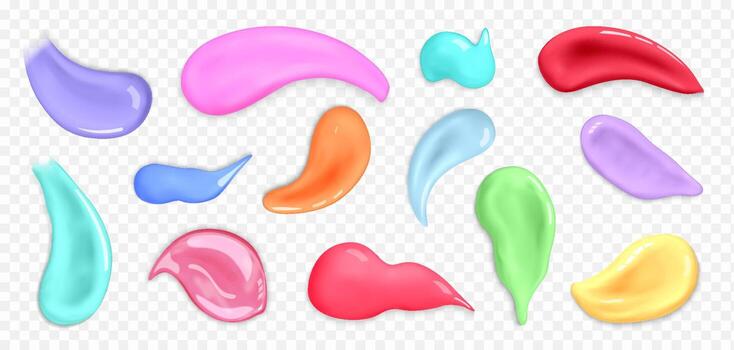 vistoso pintar gotas colección vector