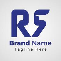 Letter R5 Arrow Logo, Combination logo of letter R and number 5 that forms arrow or direction negative space vector