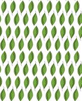 Decorative ornamental seamless spring pattern. graphic line Endless elegant texture with green leaves. Template for design fabric, backgrounds, wrapping paper, package, covers vector