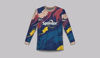 Customizable graphics jersey design vector