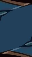Aesthetic abstract composition with much unique combination of shapes and navy colors vector