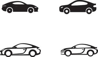 drawing of car icon bundle vector