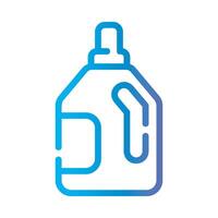 detergent Line Gradient Icon White Background vector