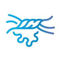 pressing Line Gradient Icon White Background vector