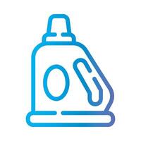 cleaning product Line Gradient Icon White Background vector