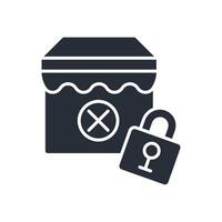 foreclosure icon. .Editable stroke.linear style sign for use web design,logo.Symbol illustration. vector