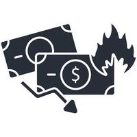 Inflation icon. .Editable stroke.linear style sign for use web design,logo.Symbol illustration. vector