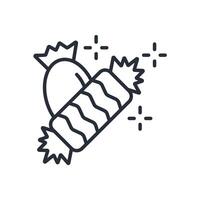 candy icon. .Editable stroke.linear style sign for use web design,logo.Symbol illustration. vector