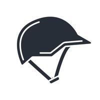 climbing helmets icon. .Editable stroke.linear style sign for use web design,logo.Symbol illustration. vector
