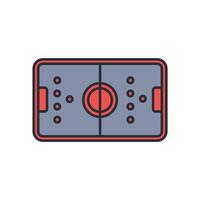 Soccer Field icon. .Editable stroke.linear style sign for use web design,logo.Symbol illustration. vector