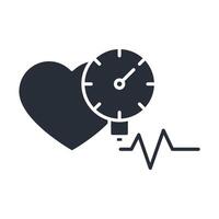 Blood Pressure icon. .Editable stroke.linear style sign for use web design,logo.Symbol illustration. vector
