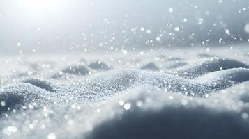 Snow. Realistic snow overlay background. Snowfall, snowflakes in different shapes and forms photo
