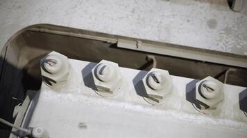 Close Up of an Industrial Machinery Component and Its Functions and Applications. Stock Clip photo