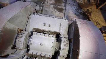 Exploring the Functionality and Performance of Industrial Machinery Components in Operation. Stock Clip photo
