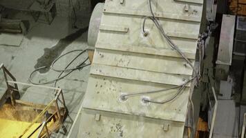Industrial Machinery utilized within a Quarry Setting, focusing on efficiency and safety. Stock Clip photo