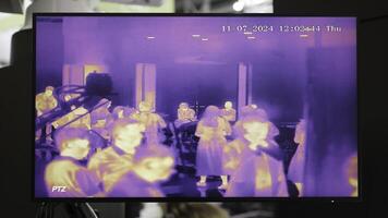 Utilizing Thermal Imaging Technology to Analyze Crowds at Events and Gather Insights. Media photo