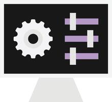 Settings Gear Configuration vector