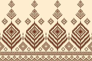Retro Geometric Abstract ethnic pattern art. vector