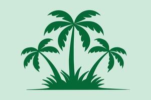 Palam tree Illustration design vector