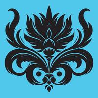 An attractive black graphic like elements vector